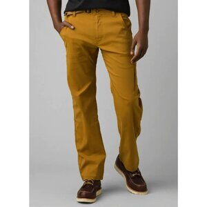Prana Stretch Zion Straight Pant 36x30 Bronzed Quick Dry DWR Fabric UPF 50+ Abra